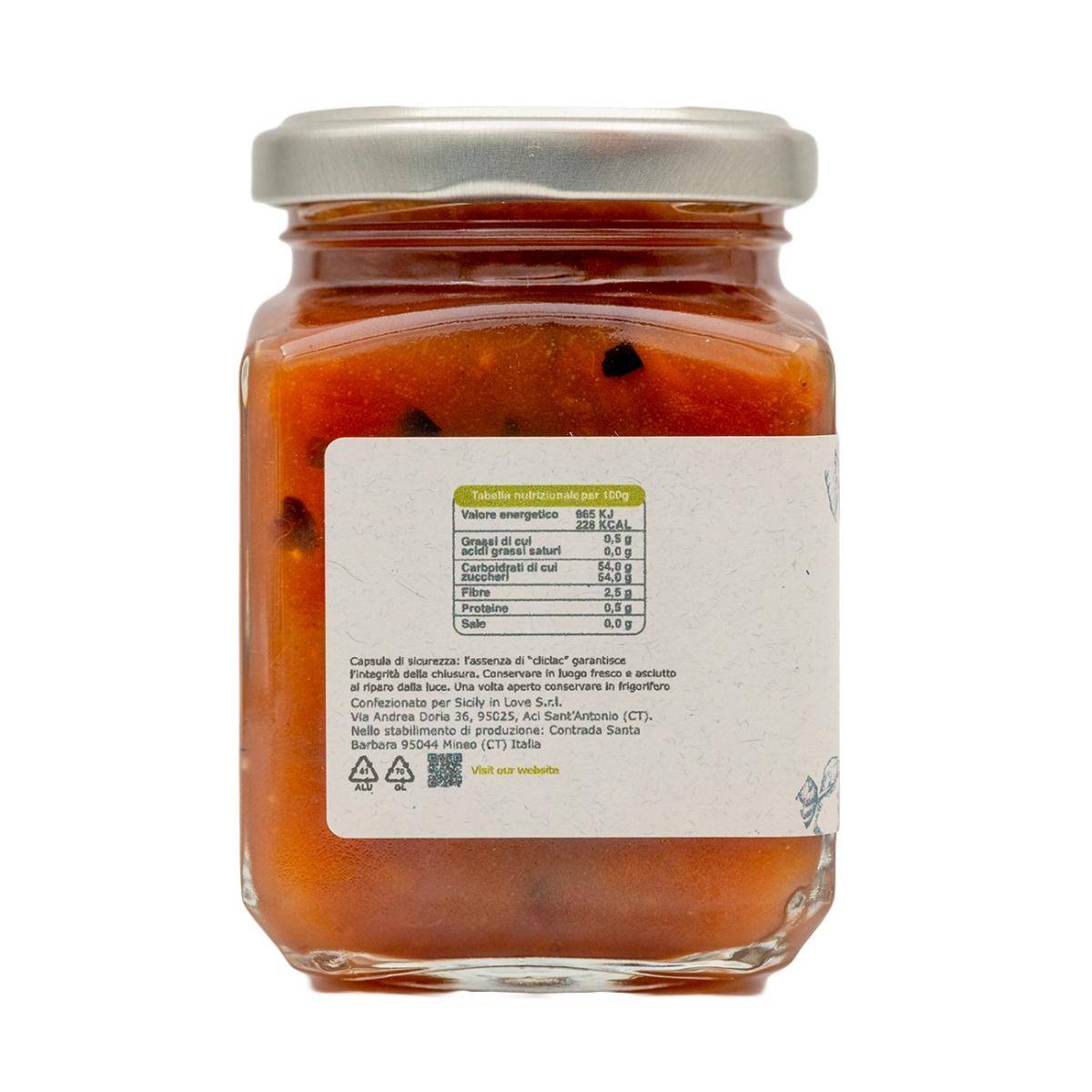 Confiture de poires Coscia aux fèves de cacao grillées - 240 g