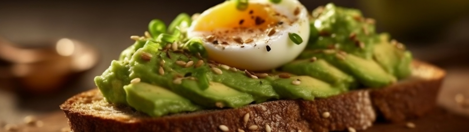 Toast gourmet con Avocado Bio e uovo al tegamino