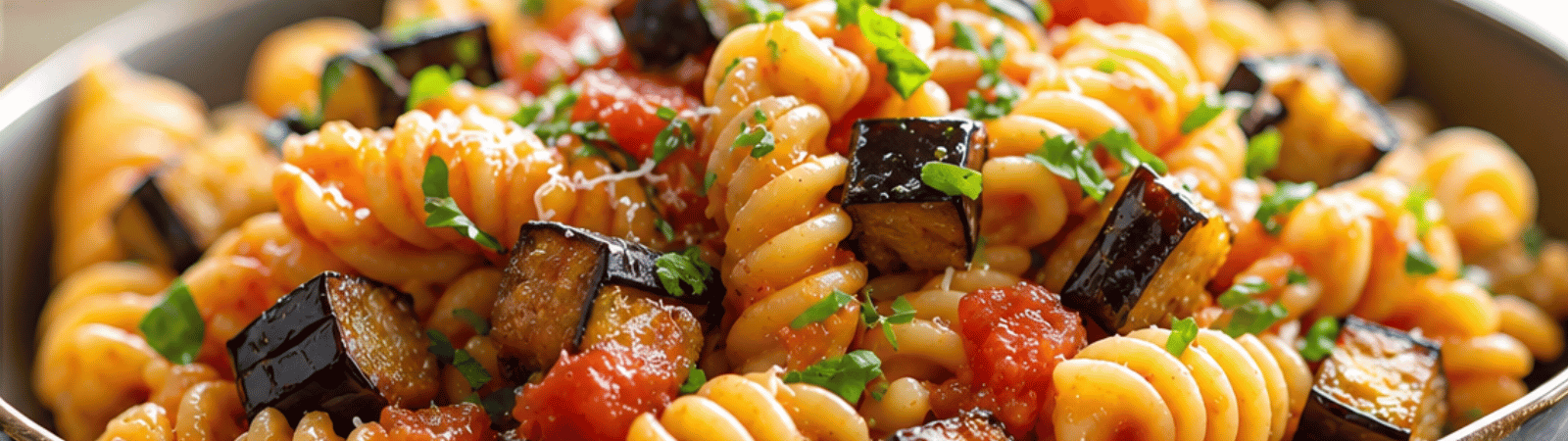 Pasta con melanzane e passata di pomodoro: un primo piatto estivo dal sapore siciliano