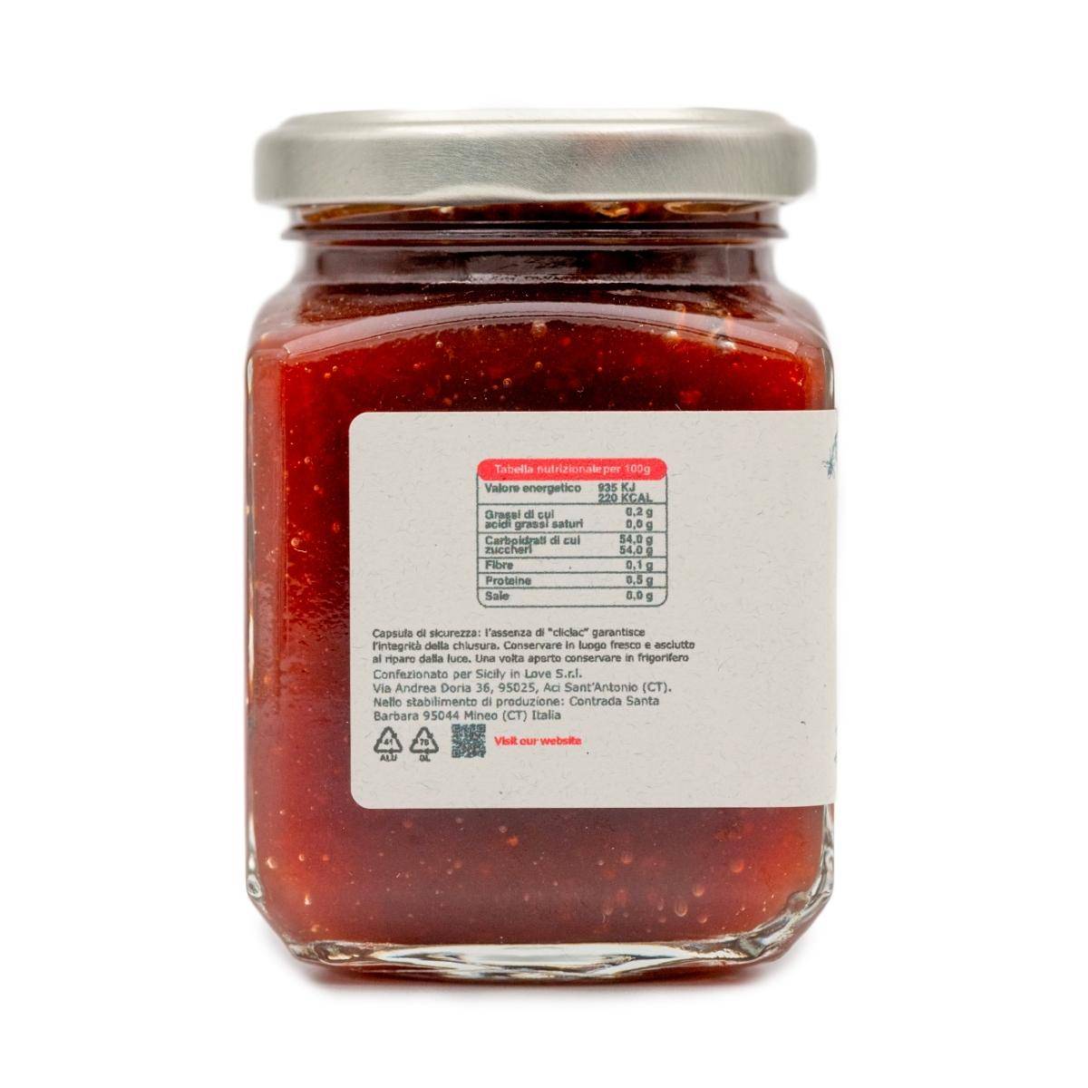 Confettura di Fragole con Miele di Zagara - 240g