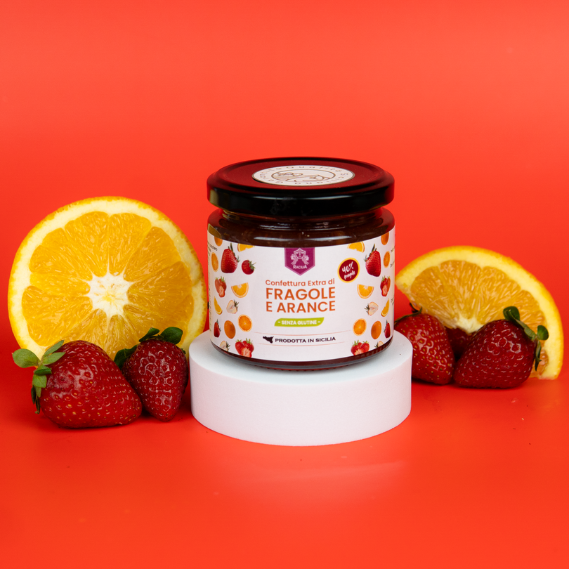 Confettura EXTRA di Fragole e Arance - 250g