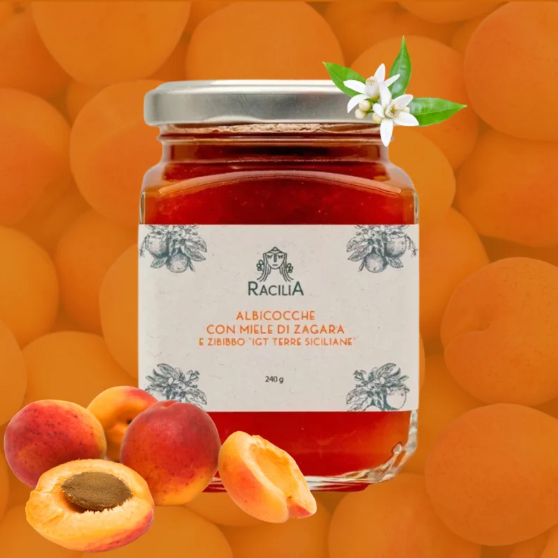 Confettura di Albicocche con Miele di Zagara e Zibibbo “IGT Terre Siciliane” - 240g