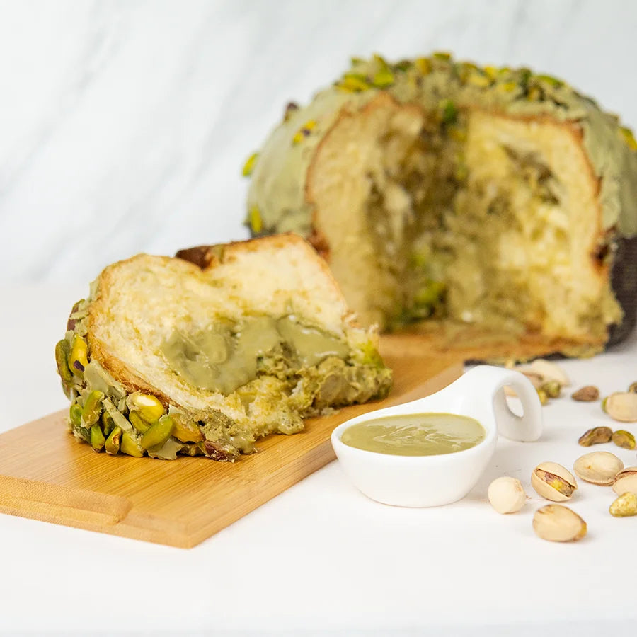 Panettone artisanal aux pistaches