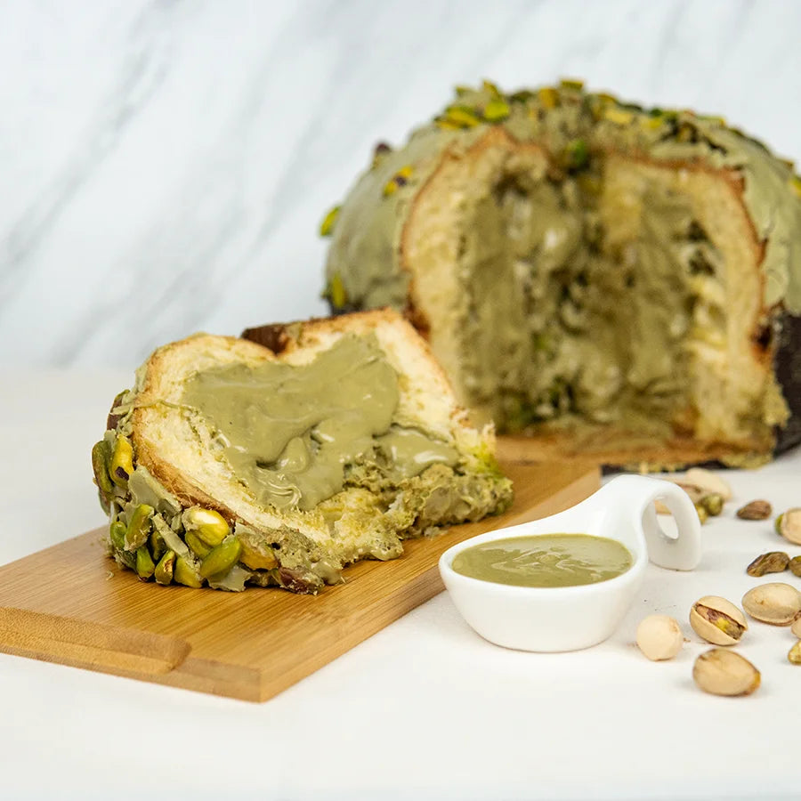 Panettone artisanal avec crème de pistache EXTRA