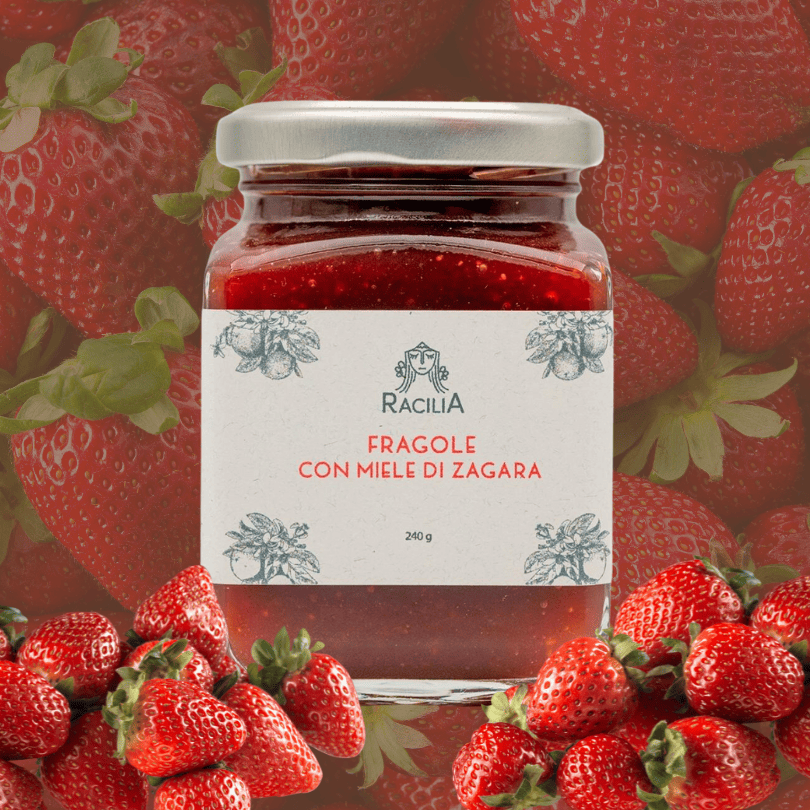 Confettura di Fragole con Miele di Zagara - 240g
