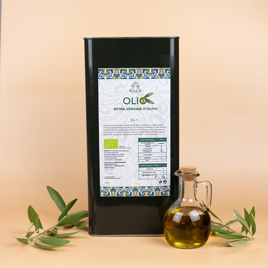 Olio EVO Biologico Nocellara del Belice e Biancolilla