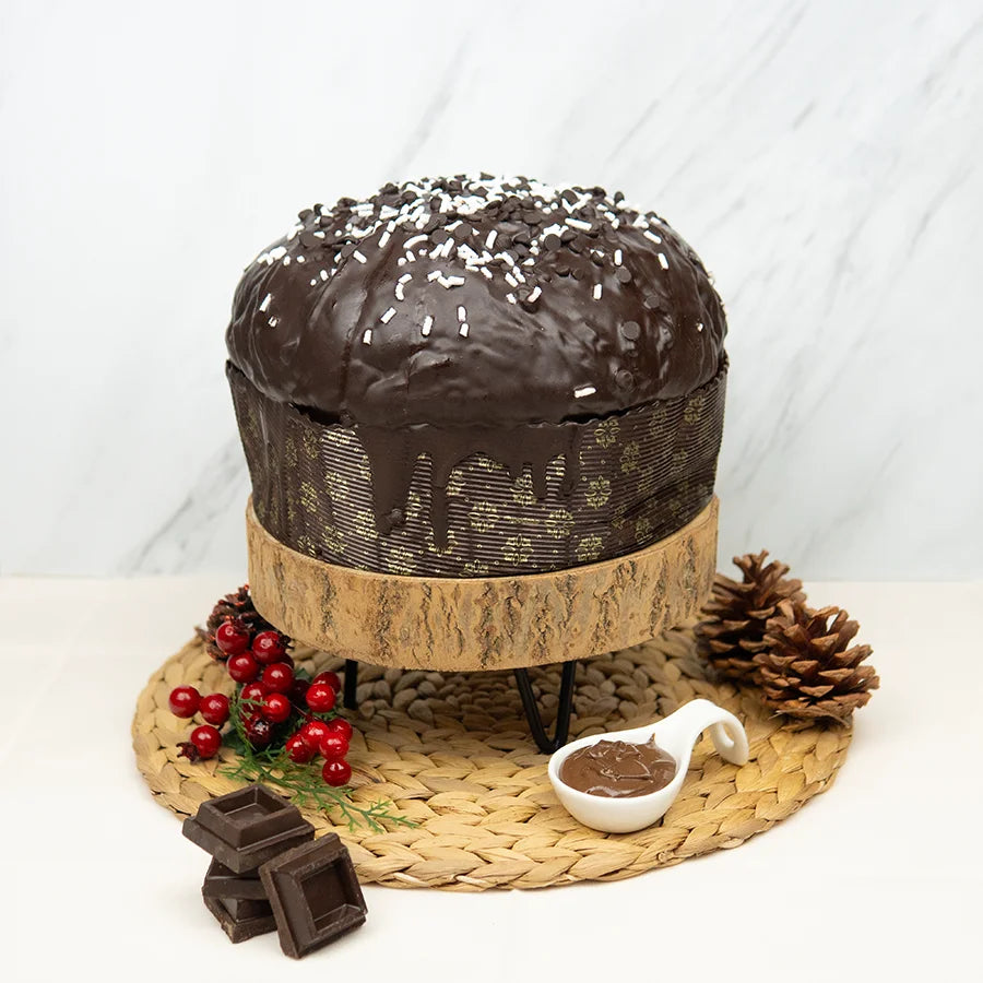 Panettone artisanal avec crème au chocolat EXTRA