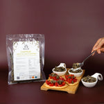 capperi medi al sale marino su bruschetta