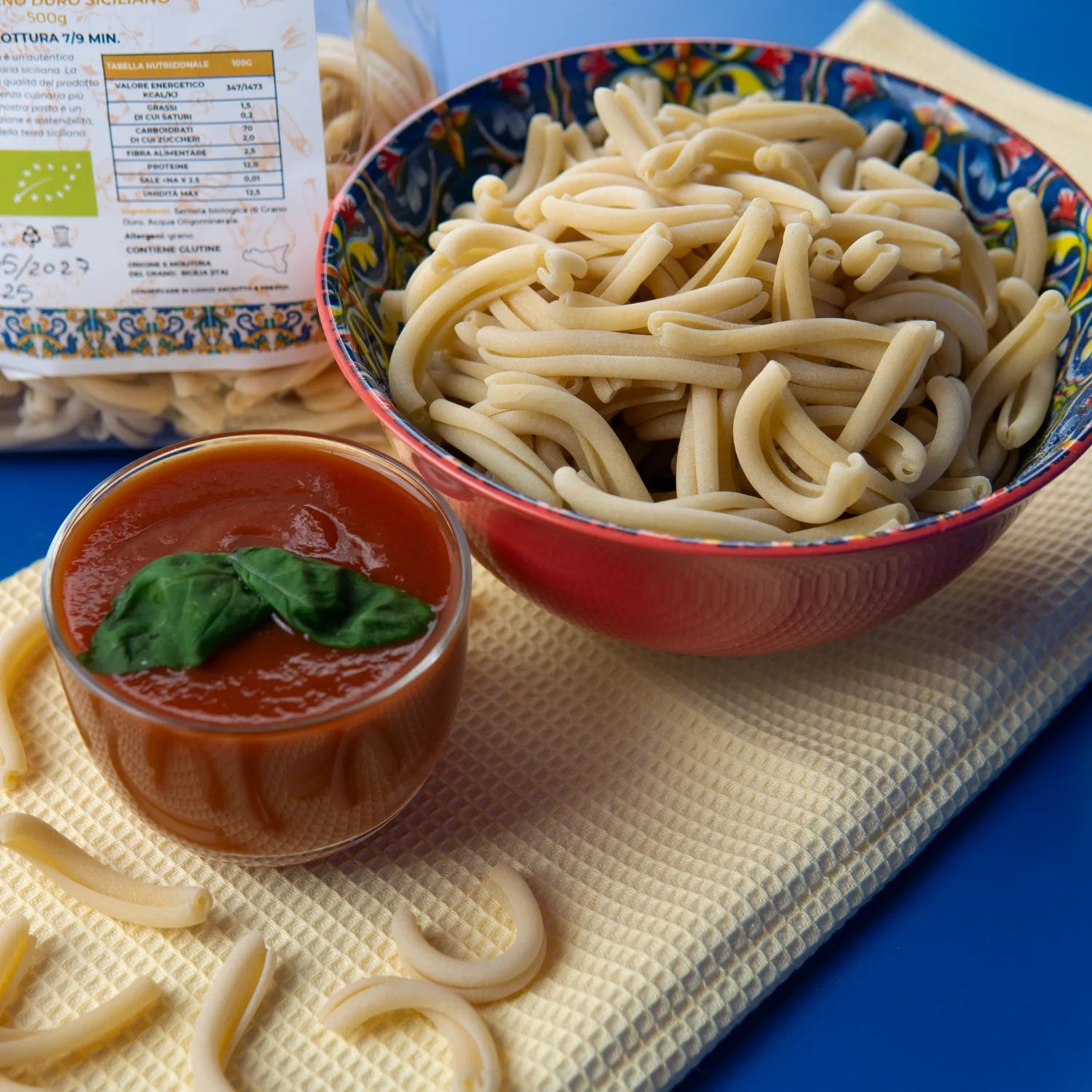 casarecce bio con passata di pomodoro 