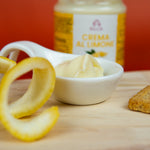 dettaglio consistenza crema al limone