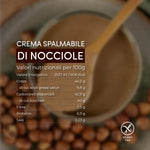 tabella nutrizionale crema spalmabile di nocciole