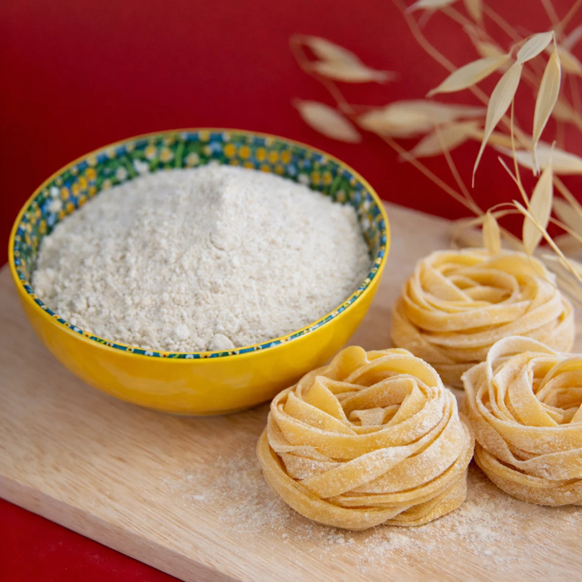 pasta realizzata con farina bio russello