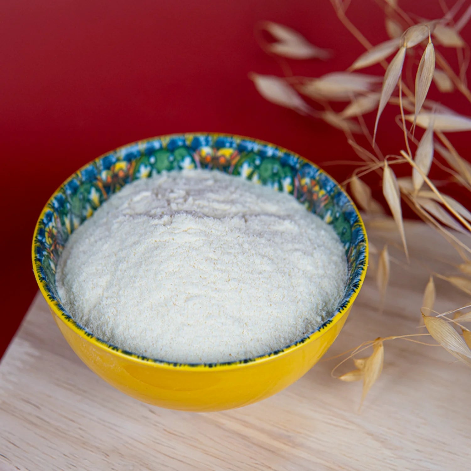 dettaglio di farina bio perciasacchi