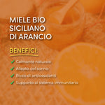 miele di arancio biologico benefici