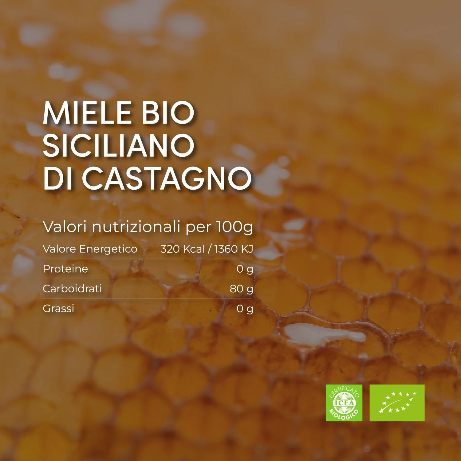 miele di castagno tabella nutrizionale