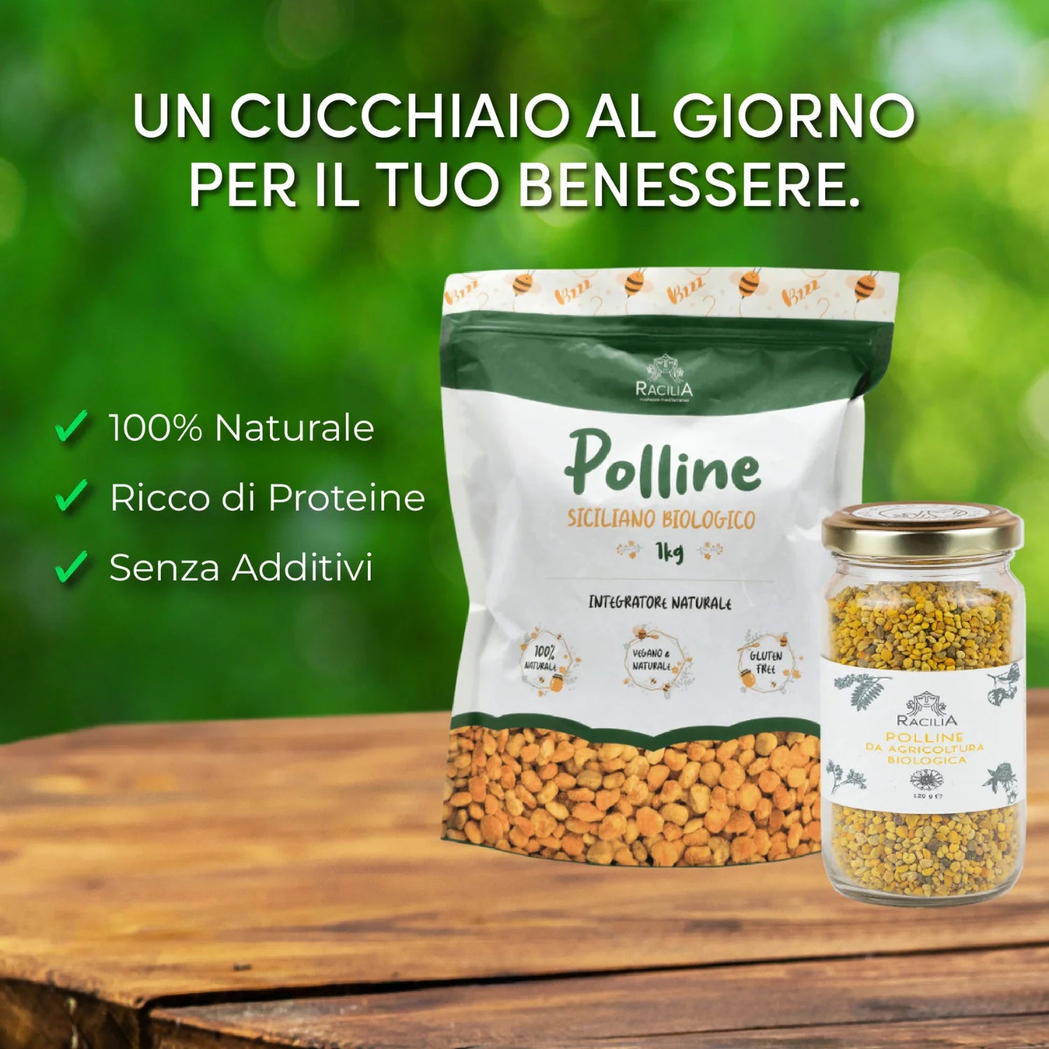 polline bio siciliano benefici