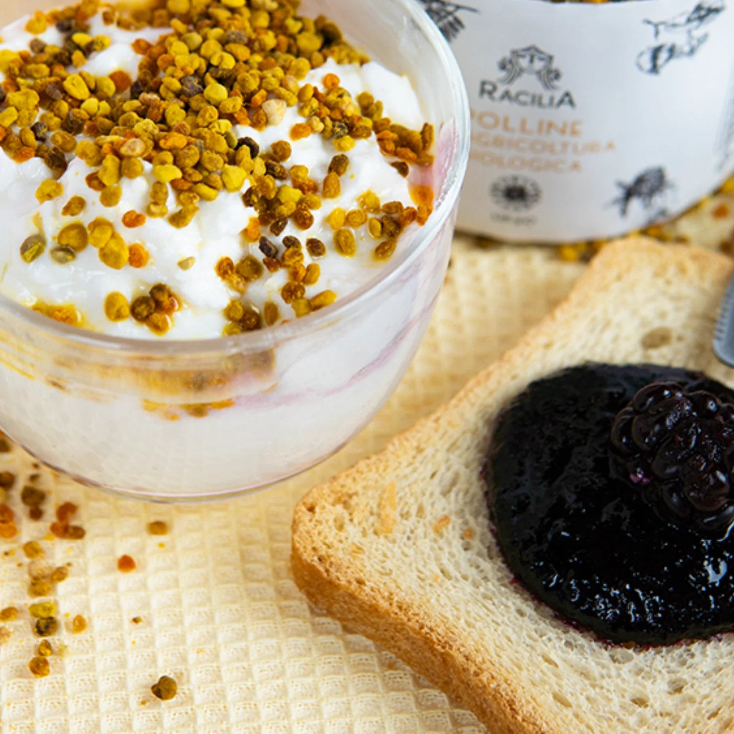 polline siciliano biologico per colazione