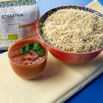 stellina di semola in dettaglio