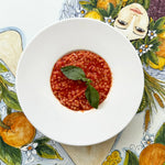 piatto di stelline di timilia con la salsa