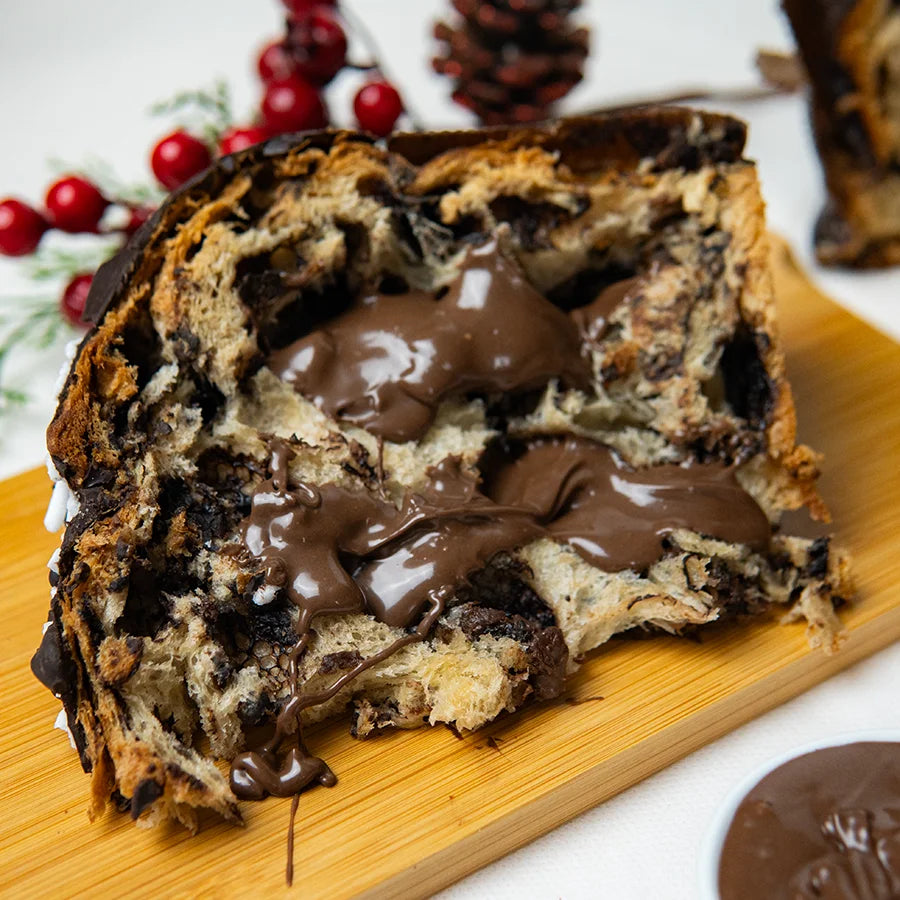 Panettone artisanal avec crème au chocolat EXTRA
